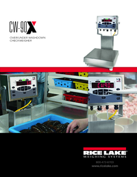 Thumbnail of document Data Sheet - SW-90X Checkweigh Indicator